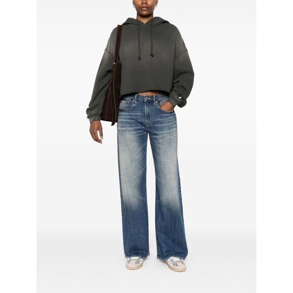 Golden Goose Women Cotton Cropped Hoodie
